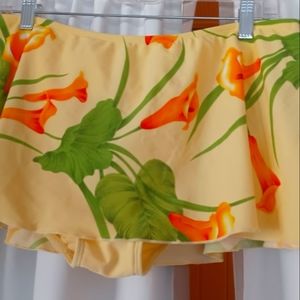 Bathing suit skirted bottoms